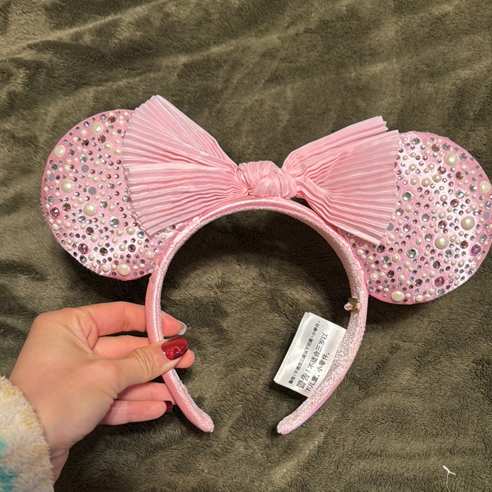 Pink Minnie Mouse Ears Headband